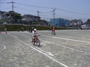 交通安全教室自転車