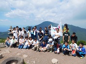 地蔵岳山頂 林間学校