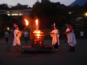 キャンプファイヤー 林間学校