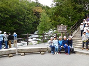 竜頭の滝 修学旅行