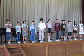 児童朝会 児童朝会